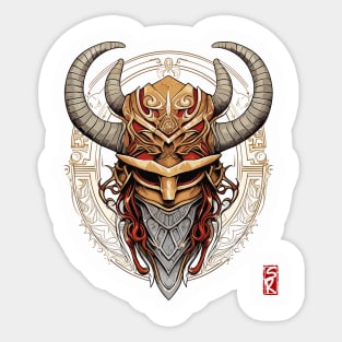 Viking helmet Sticker